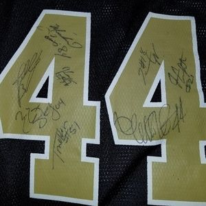 Signed saints jersey